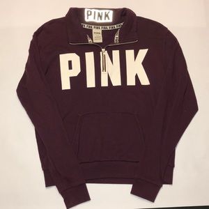 Women’s PINK Victoria’s Secret Quarter Zip Small
